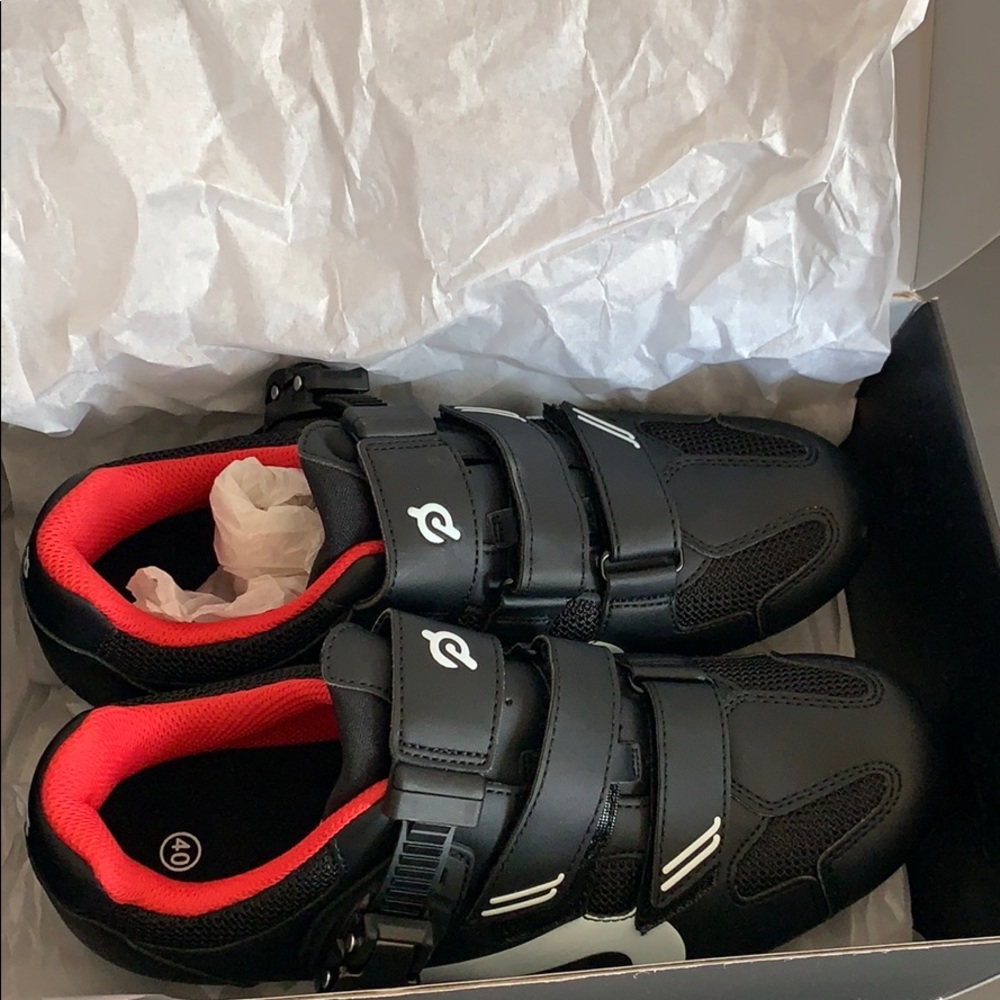 Peloton Shoes with Clips! Practically New.